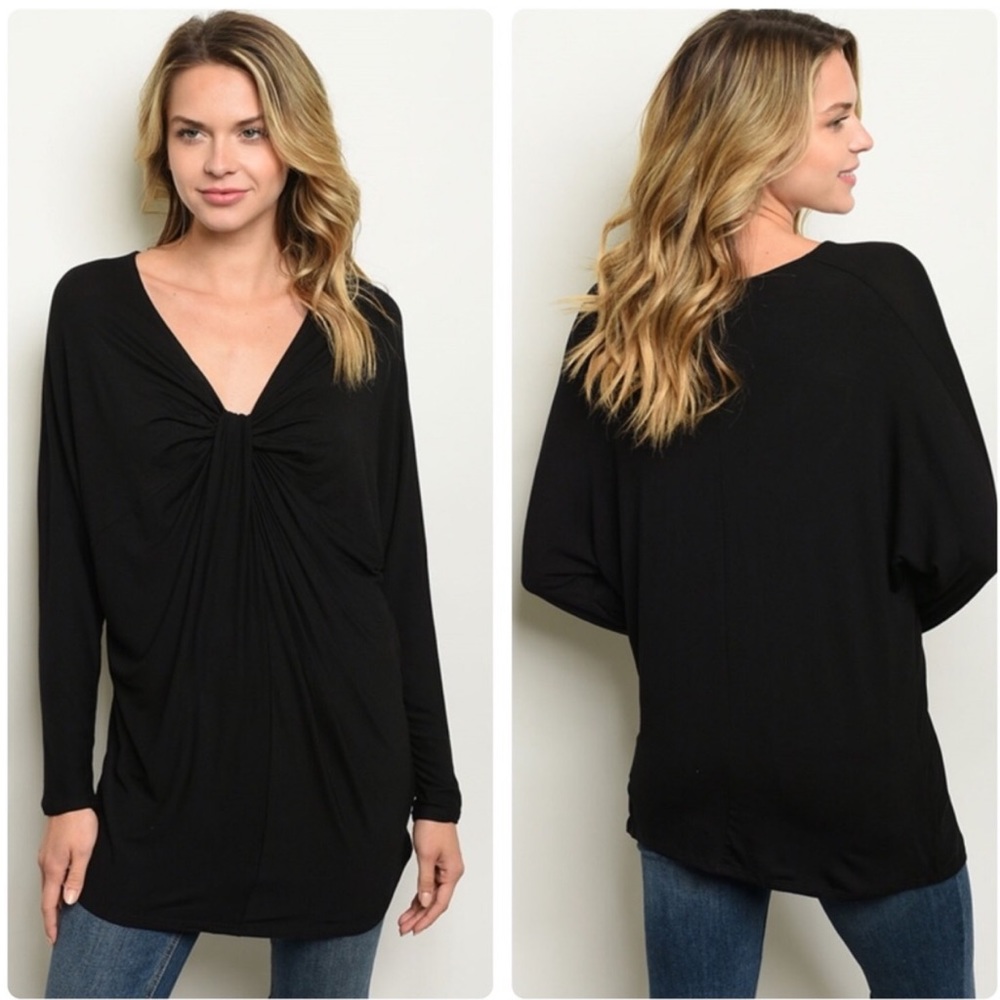 NWT Ruched Top Size L